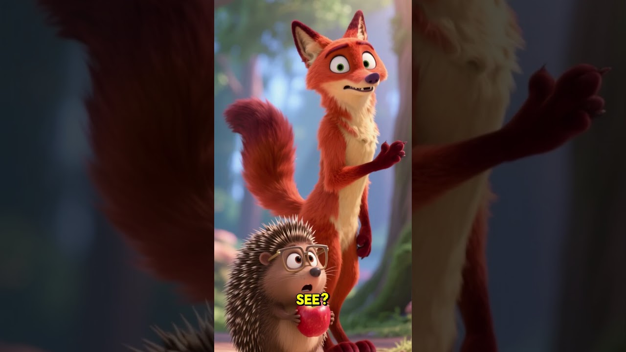 🦊 The Fox and the Apple  #FairytaleForKids #ShortFairytale #FunHistory #ForKids #Children'sFairytale