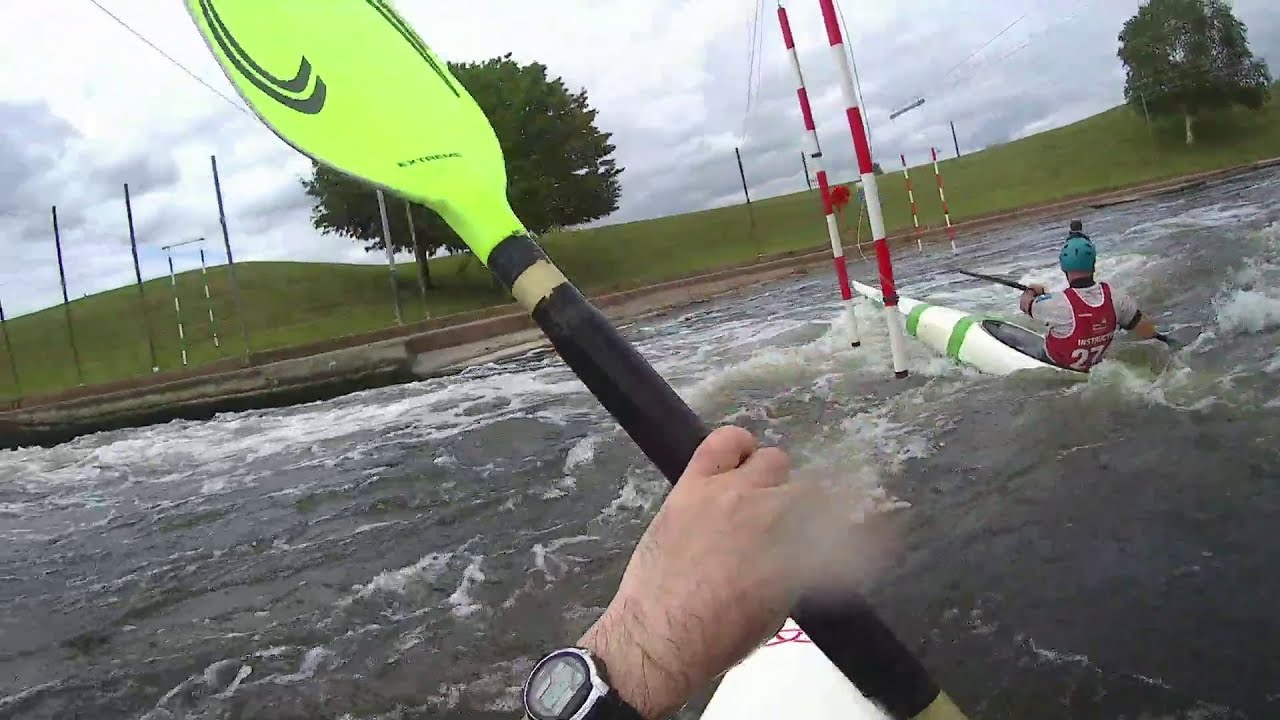 Kayaking HPP Whitewater Course as Nigels guide
