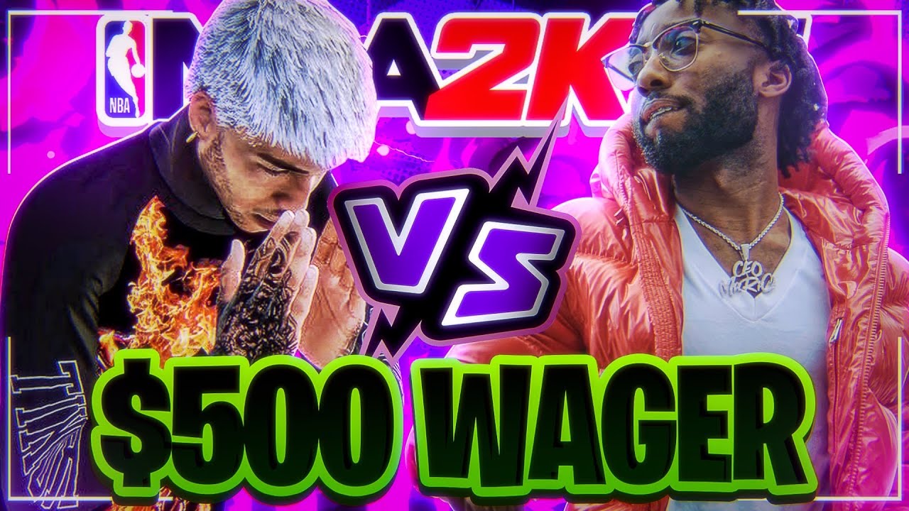 i was down 3-1 in a $500 WAGER w/ 0% COMMUNICATION, so i BELIEVED in MYSELF.. (NBA 2K21)