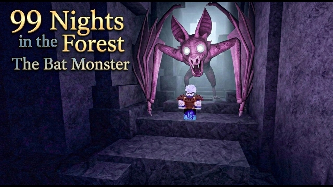 The Bat Monster Secret  Cave | 99 nights in the forest Roblox