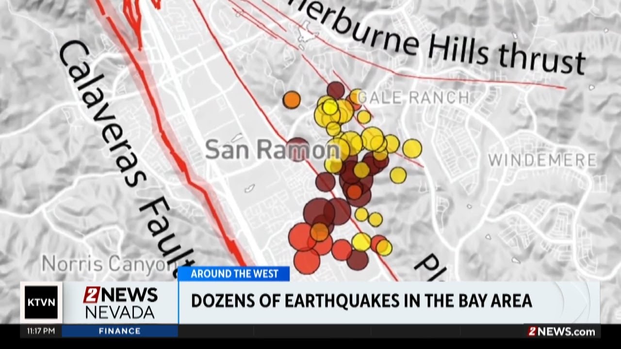 Bay area hit with earthquake swarm