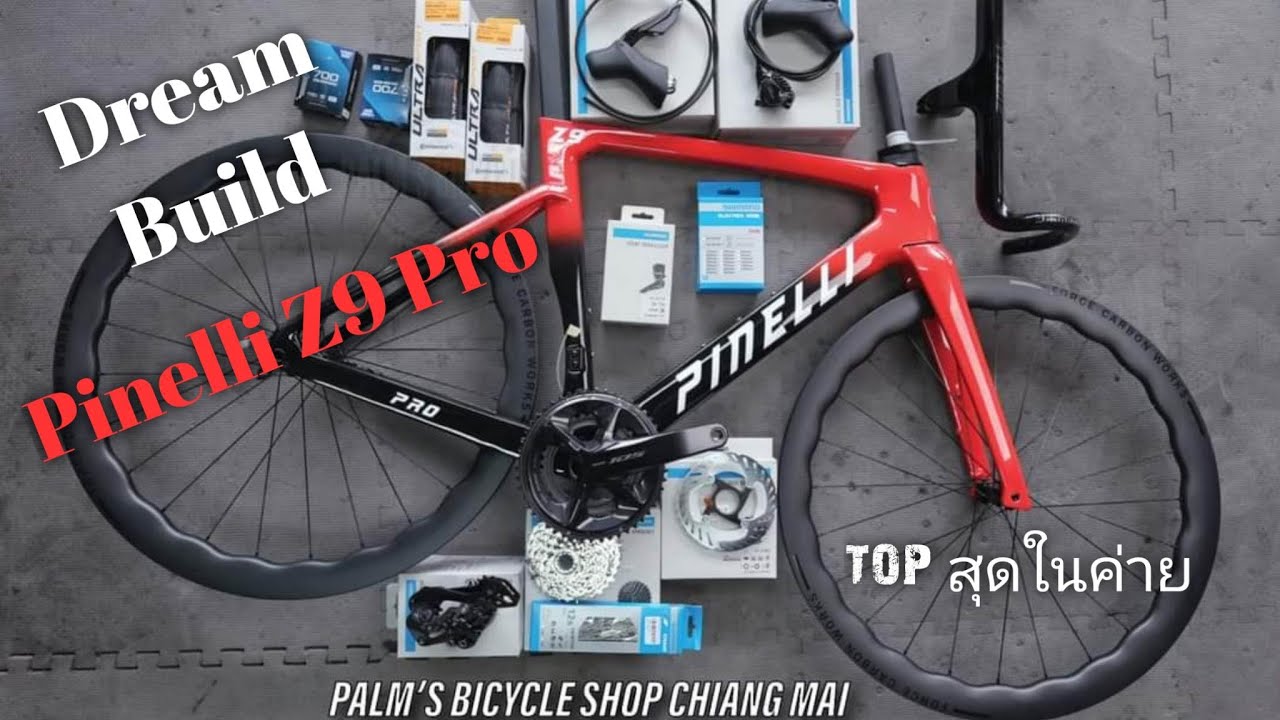 Dream Bicycle Build, шоссейный велосипед Pinelli Z9 PRO, топовая модель.