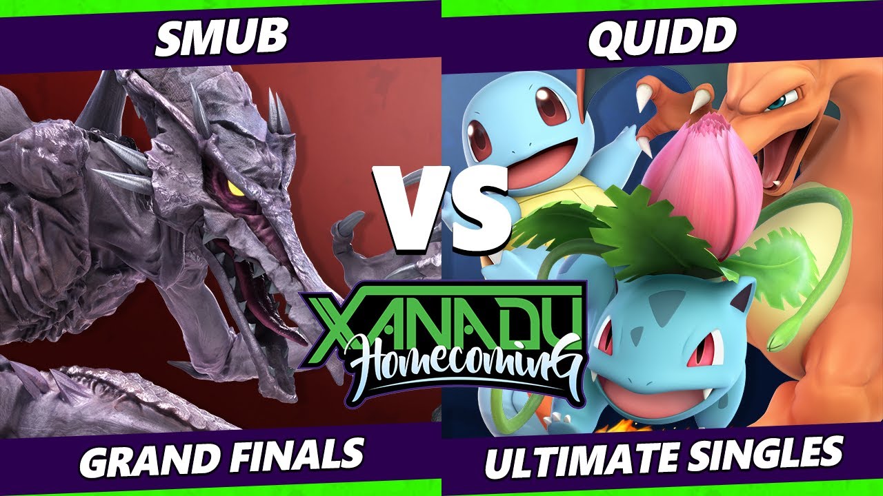 Xanadu Homecoming GRAND FINALS - Quidd (Pokemon Trainer) Vs. smub [L] (Ridley) Smash Ultimate - SSBU