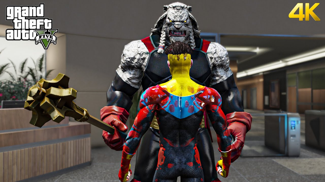 GTA 5 - Invincible VS Battle Beast | Epic Death Battle!