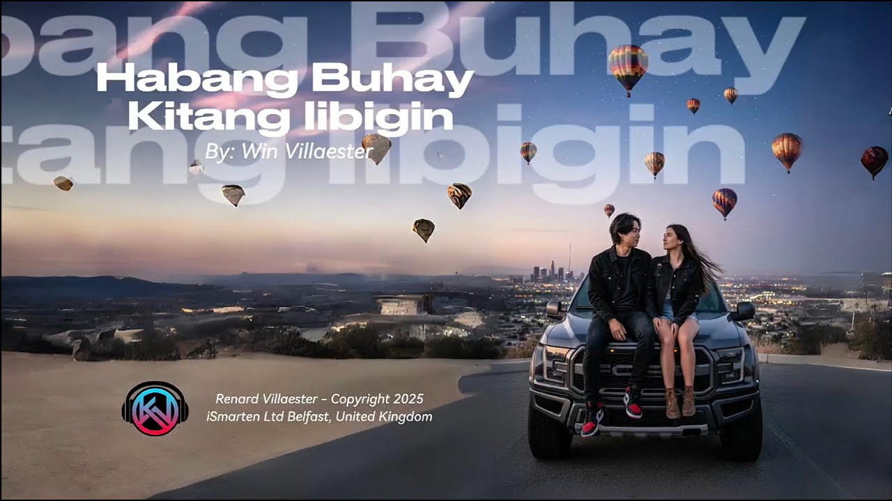 HABANG BUHAY KITANG IIBIGIN – Official Lyric Video | Tagalog Love Song (Male & Female Duet)