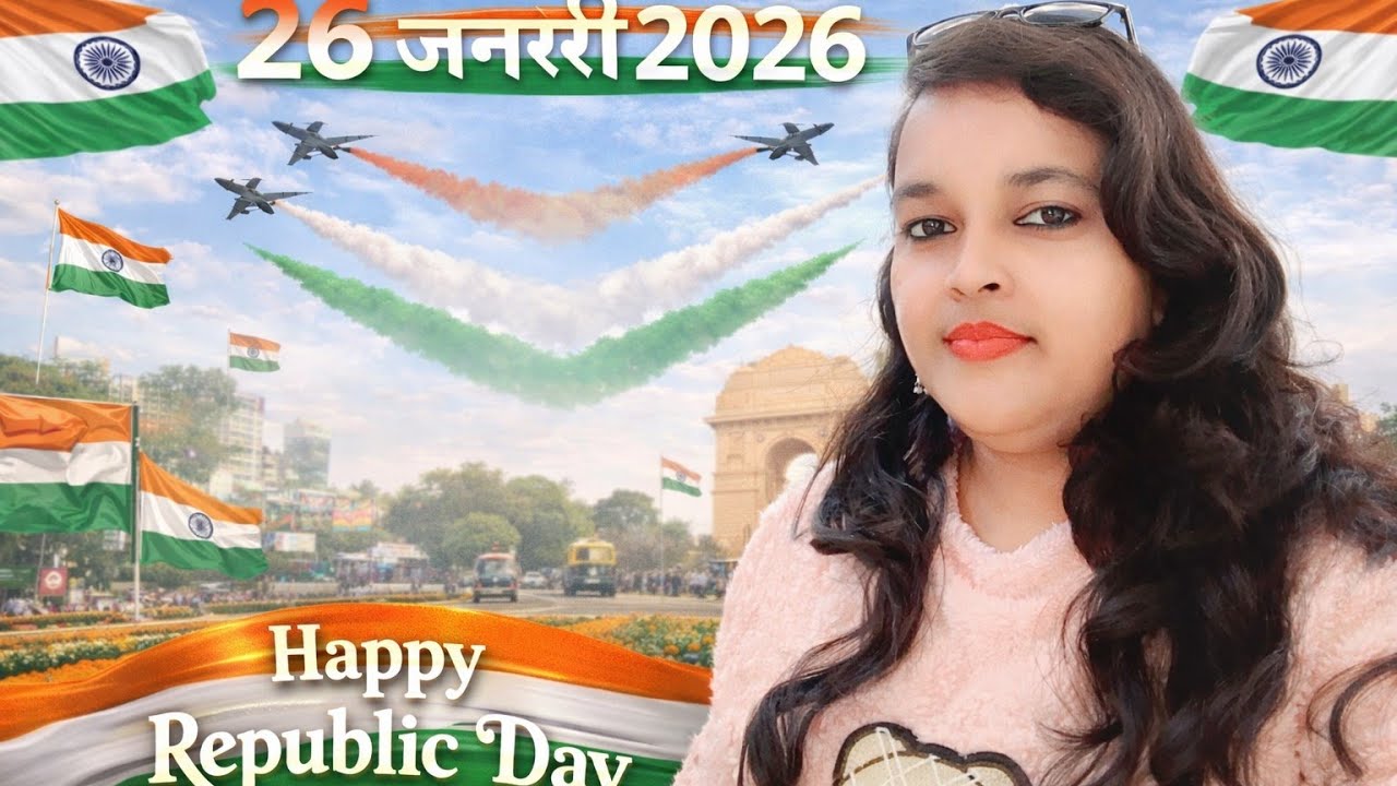 Happy republic day 2026 in Delhi 🌍❤️😍🤩#happyrepublicday #reelsinstagram #trending #republicday2026 