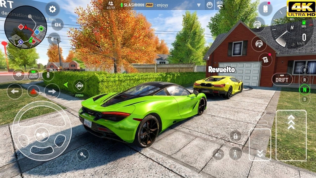 McLaren 720S & Lamborghini Revuelto - Car Parking Driving School Gameplay | 4K Ultra Graphics