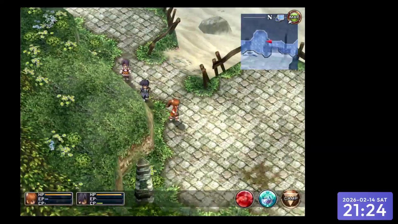 20260214 Windows版　空の軌跡FC　遊んでいます。