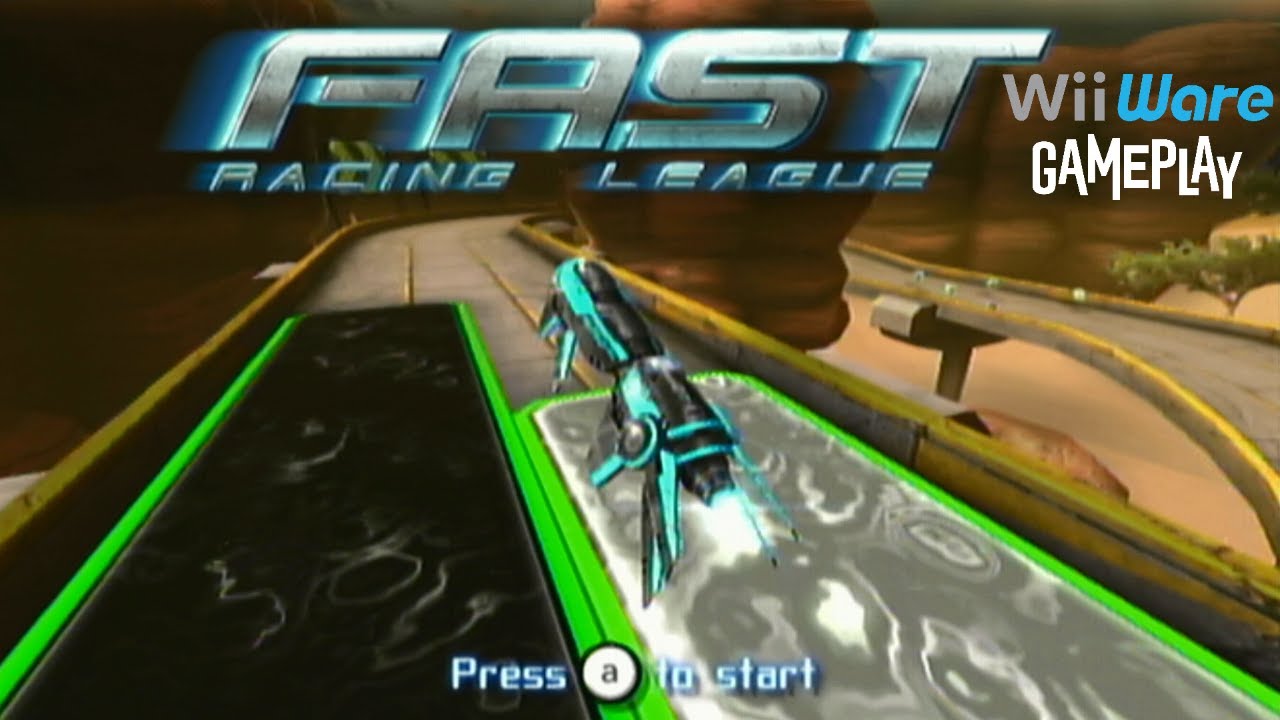 WIIWARE gameplay FAST RACING LEAGUE ION class SUNAHARA league