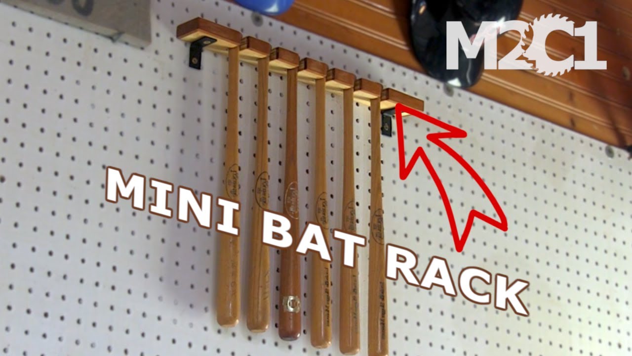 Making a Display Rack for Souvenir Baseball Bats