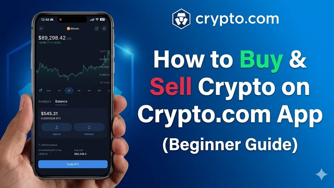 Как покупать и продавать криптовалюту в приложении Crypto.com (руководство для начинающих)