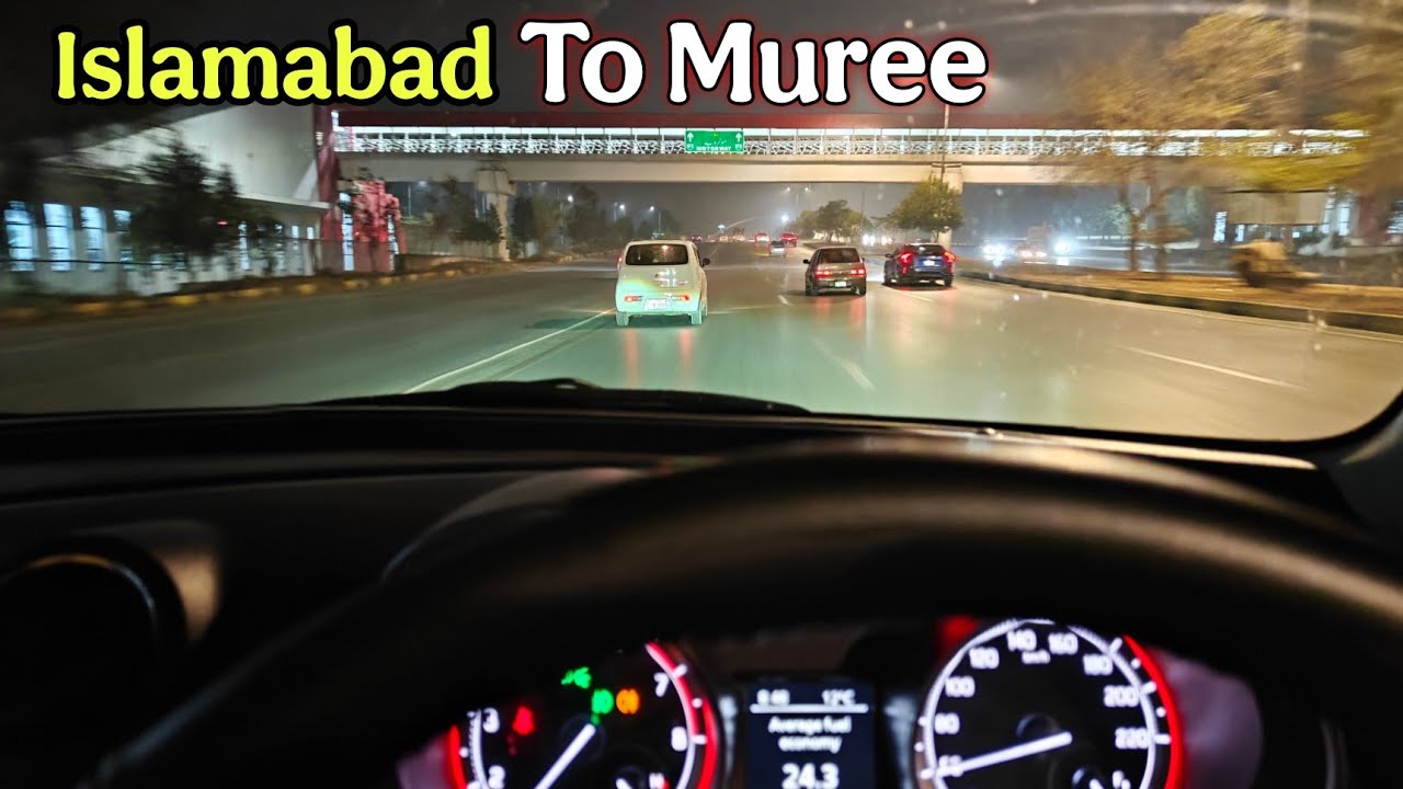 Islamabad to Murree Mall Road on My Suzuki Swift **! 🌄🚗