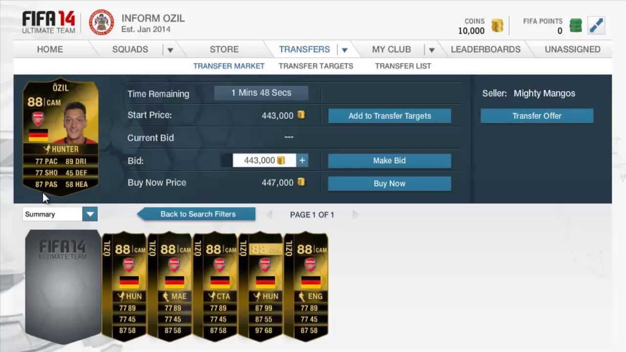 FIFA 14 - Trading To INFORM &Ouml;zil - I'm Back  #1 (RaeManHD)