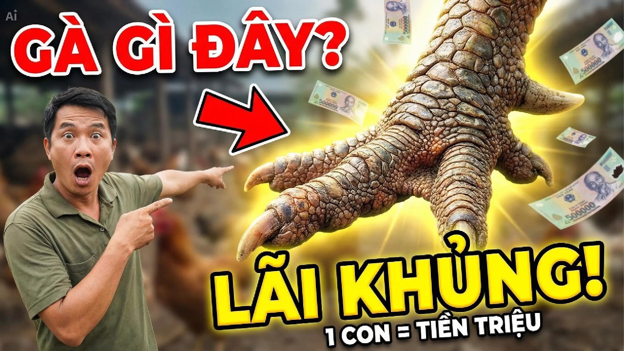 Gà Gì Mà Chân To Như Thế? Nuôi Ít Mà Lãi Cực Khủng!