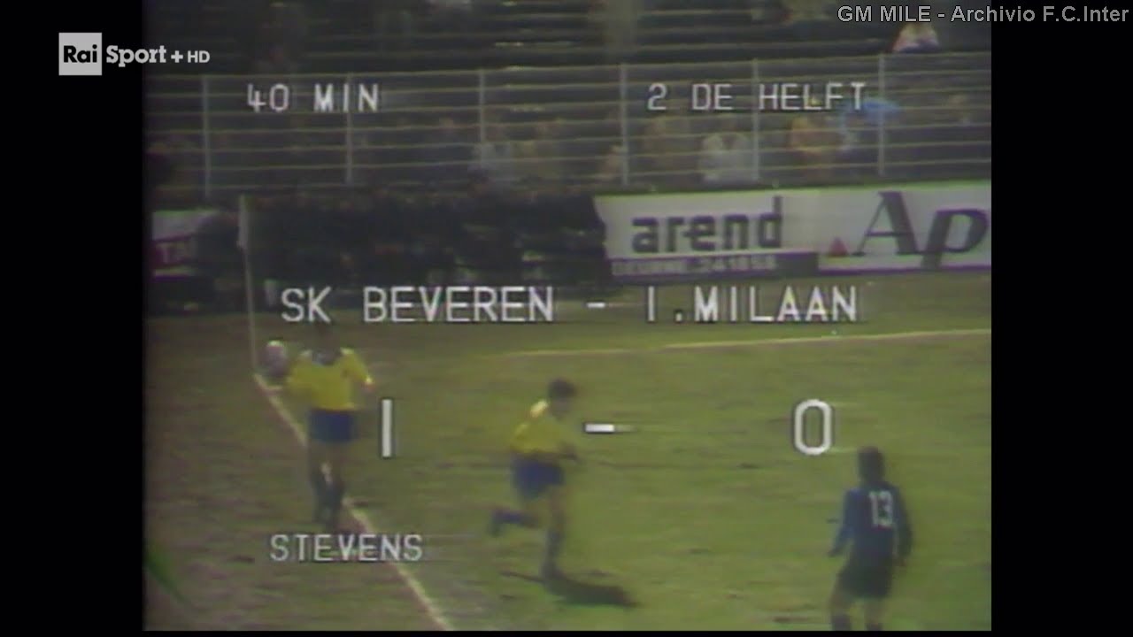1978-79 (4' Rit Coppa delle Coppe - 21-03-1979) SK Beveren-INTER 1-0 [R.Stevens] RaiSport [2°Tempo]
