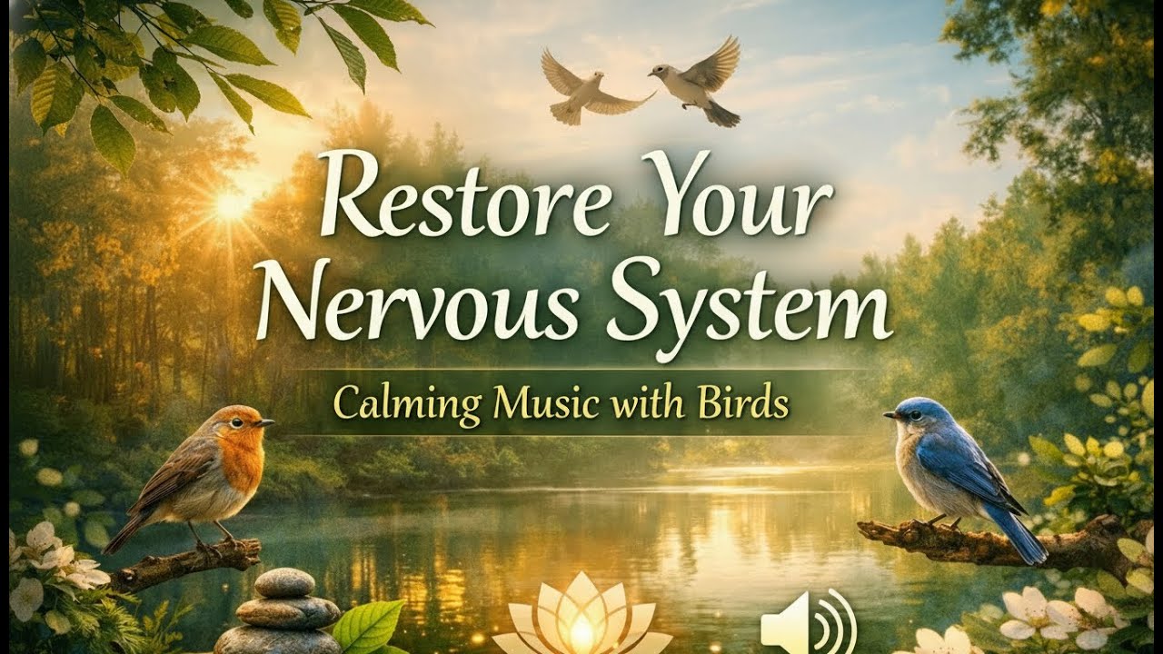 Restore Your Nervous System 🌿 Calming Ambient Music with Birds | Stress Relief & Deep Relaxation
