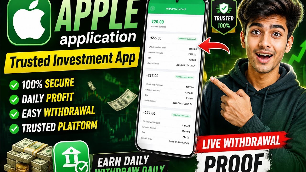 APPLE Investment App |  Trusted Investment App 2026 | Live Payment Proof | Real or Fake? 