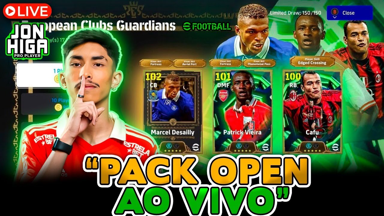 🔴 AO VIVO - JOGANDO LIGA EFOOTBALL + PACK OPEN