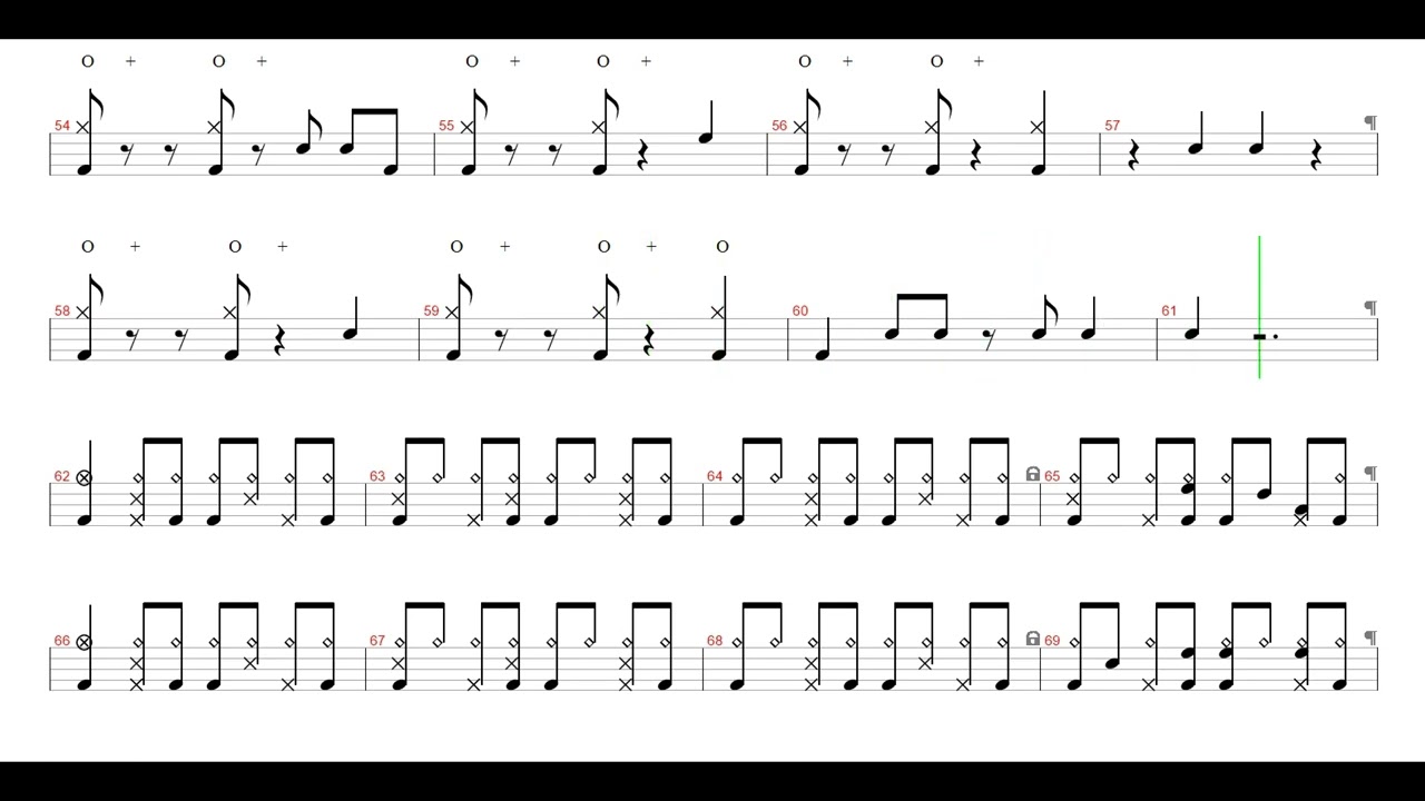 Michael Buble-It Had Better Be Tonight | Drum Score, Drum Sheet Music, 드럼악보