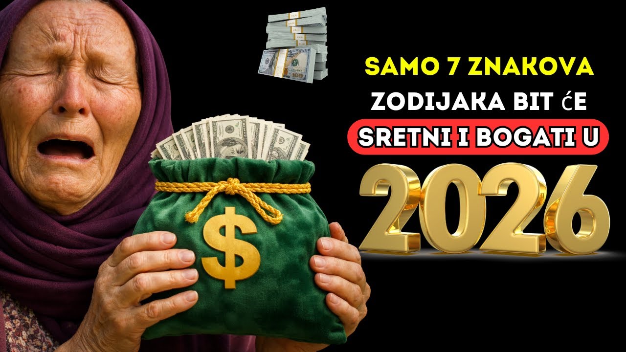 Baba Vanga je predvidjela: Samo 7 znakova zodijaka bit će sretni i bogati u 2026.