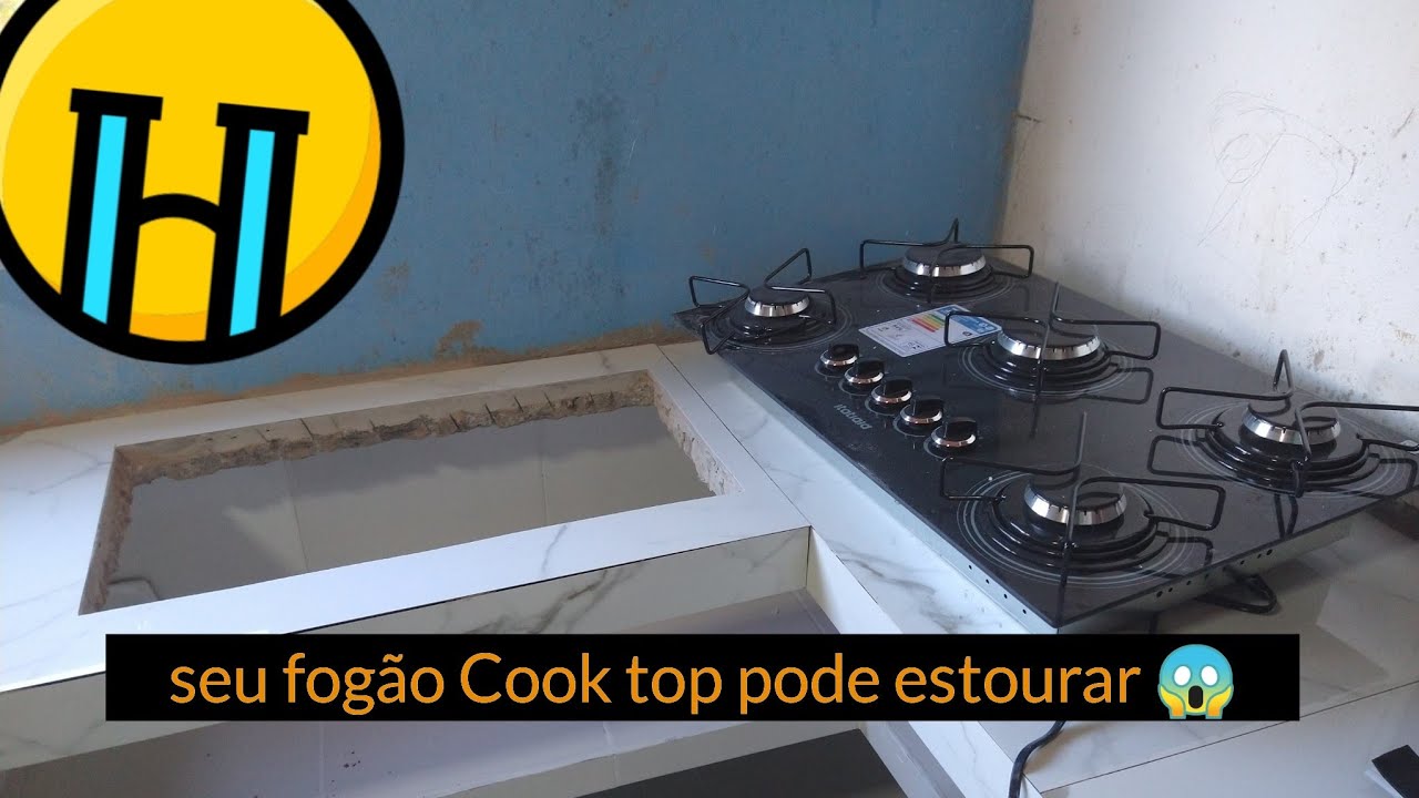 fogão Cooktop instalação