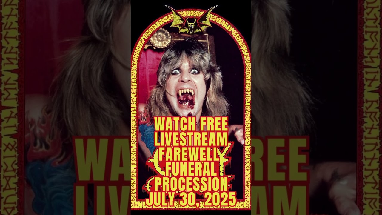 🕯️ A Day We Say Goodbye to a Legend: Ozzy Osbourne (1948–2025) – Funeral Today, July 30 livestream