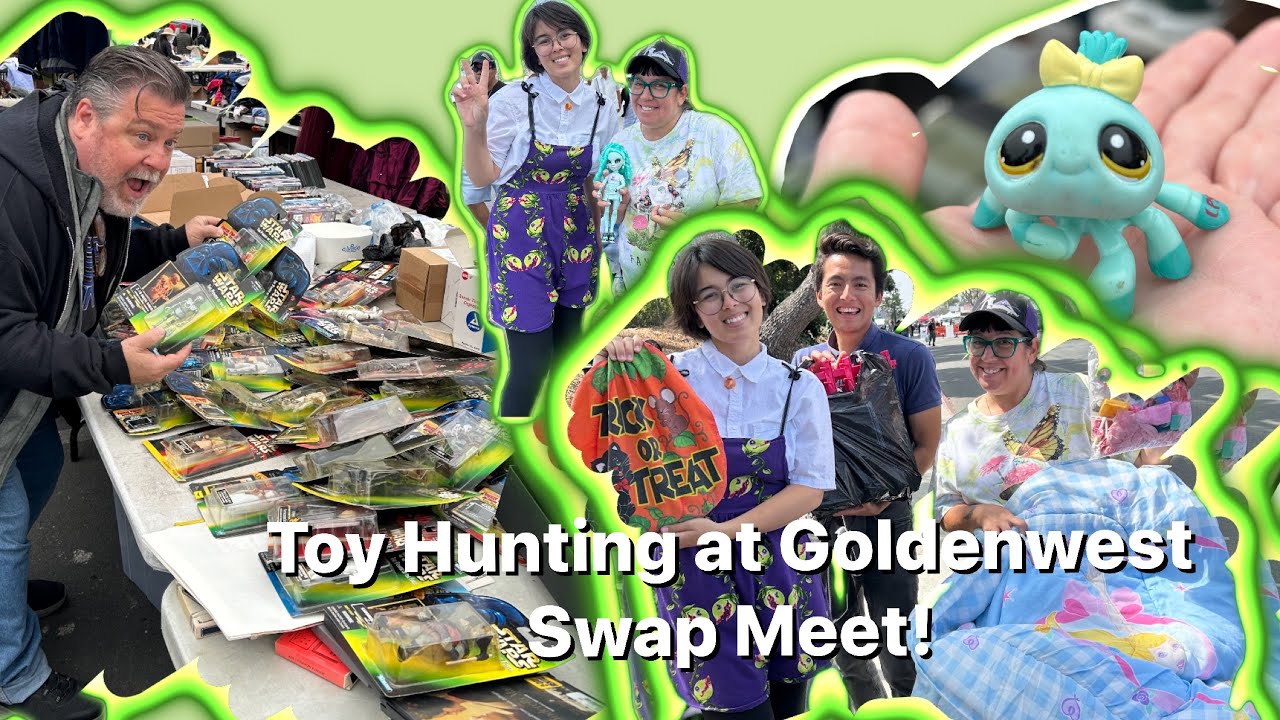 Toy Hunting at GoldenWest Swap Meet!  Barbie Stuff! More!