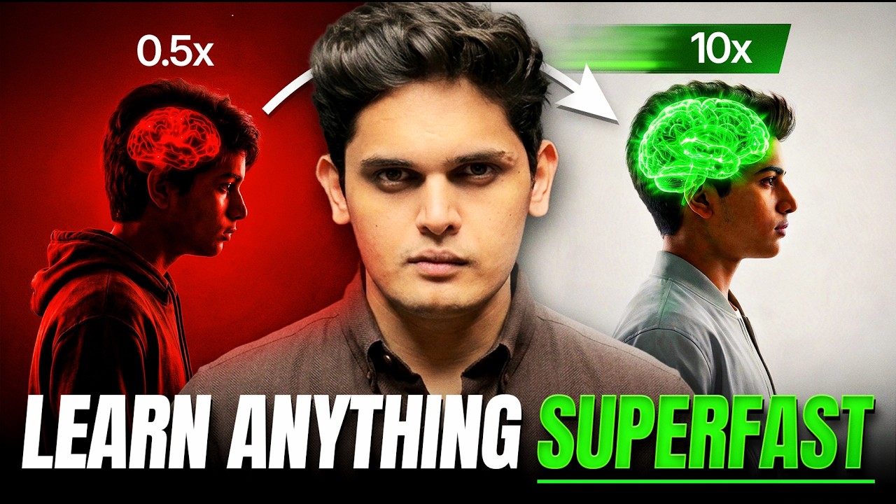 How to Learn ANYTHING 10X Faster than Others🔥 | Prashant Kirad