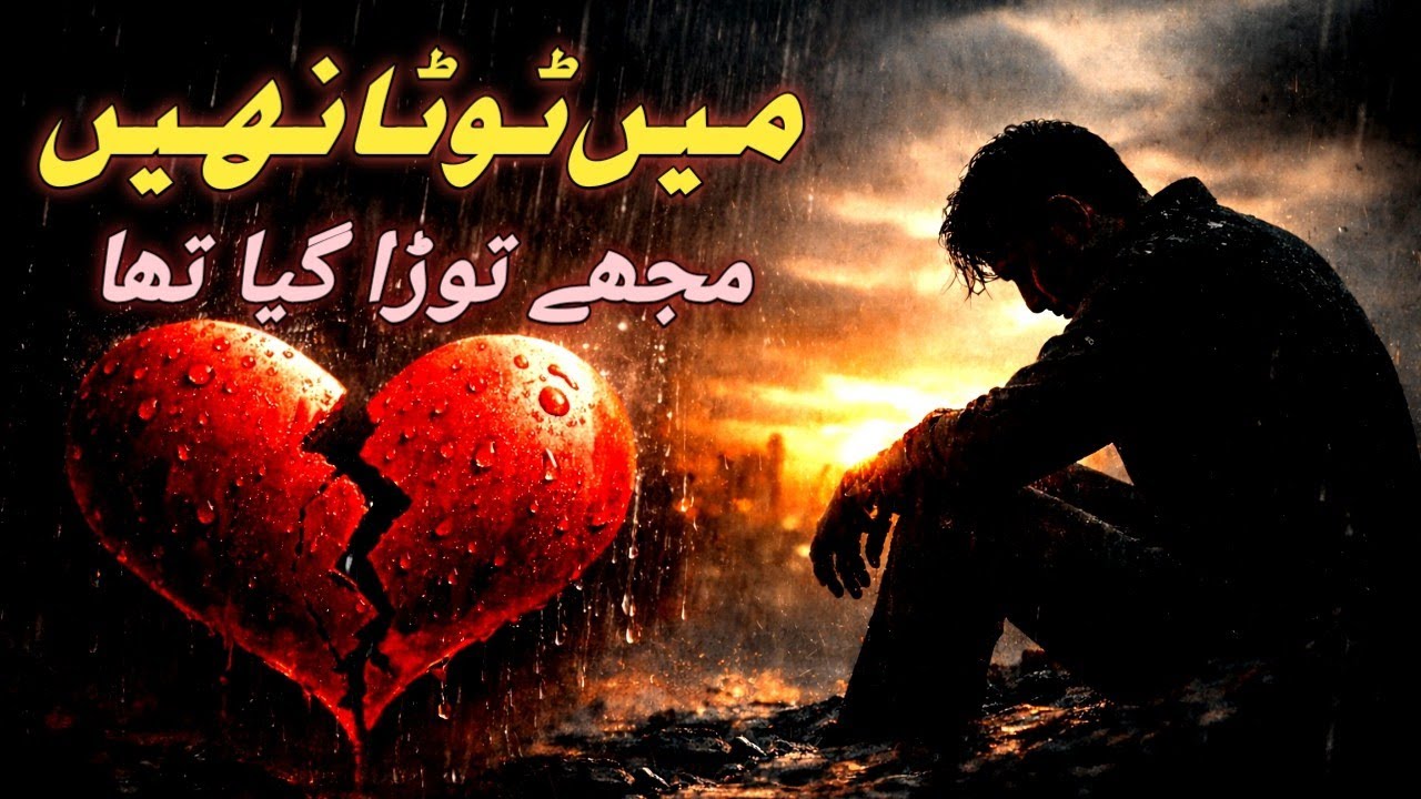 ہم ٹوٹ گئے… مگر قصور میرا نہیں تھا | Emotional Urdu Poetry | 4 Minute Heart Touching Urdu Poetry