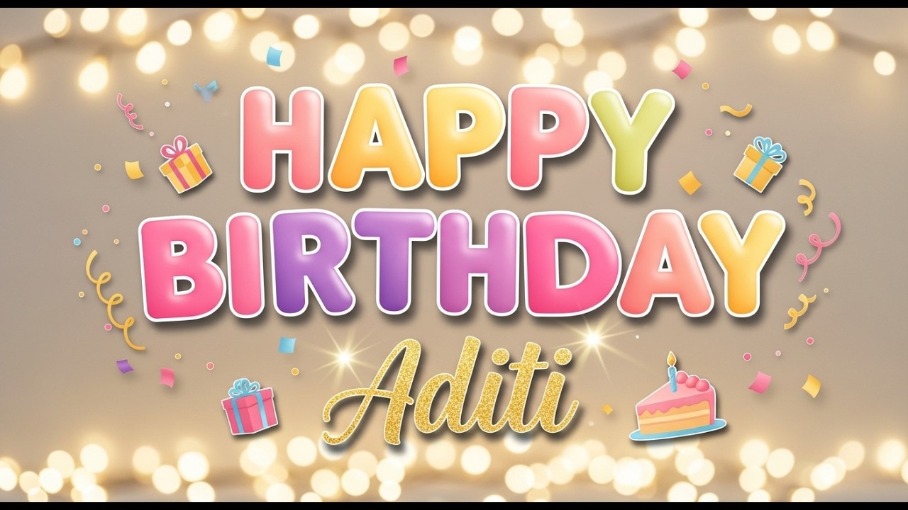 Happy Birthday Aditi 🎉 | Special Birthday Wishes for Aditi