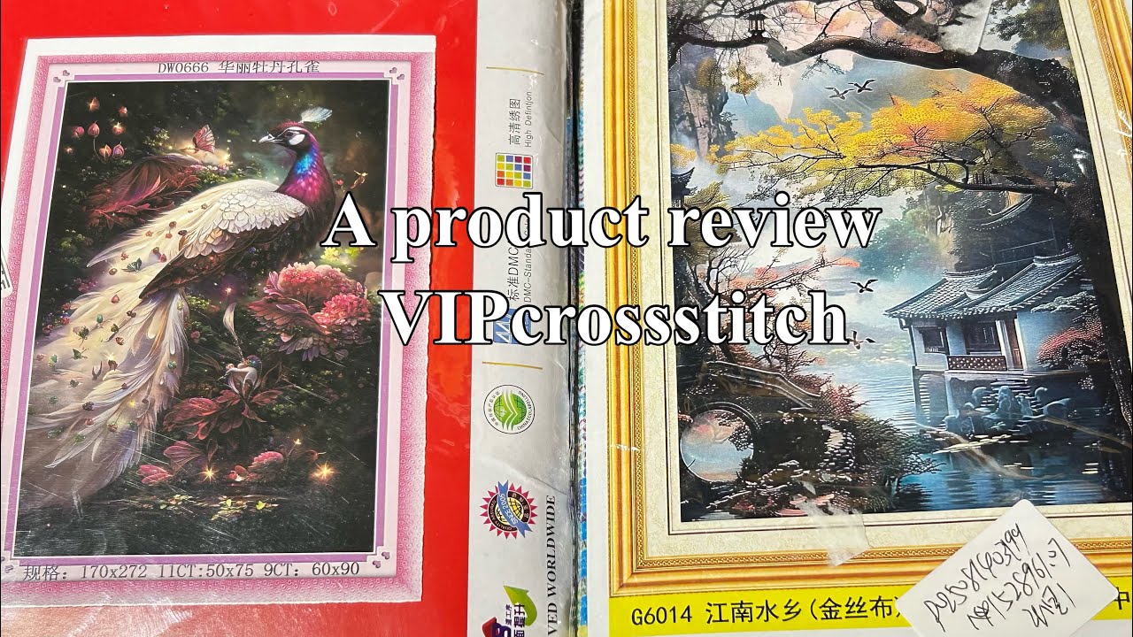 Обзор товара. 2 набора, 1 держатель для иглы. #vipcrossstitch