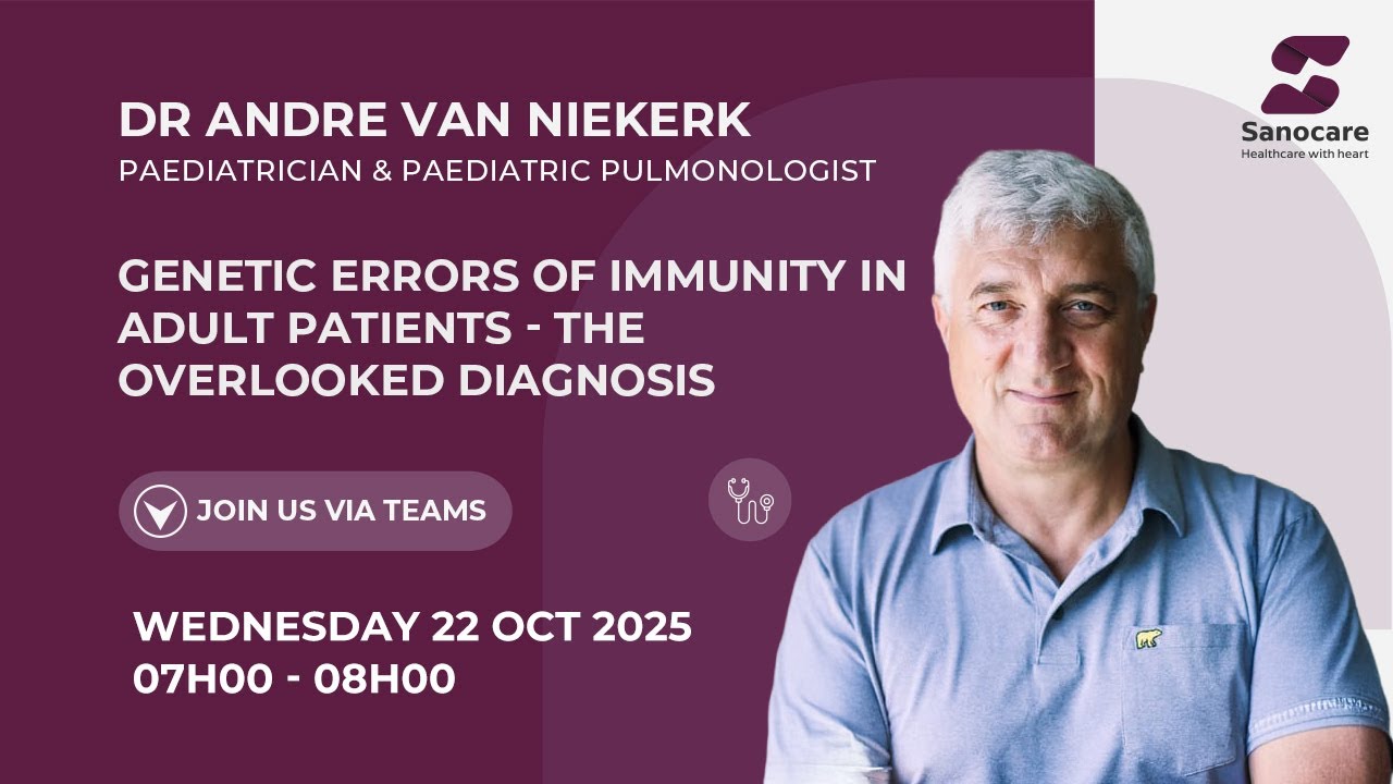 Sanocare Breath of Hope with Dr Andre van Niekerk
