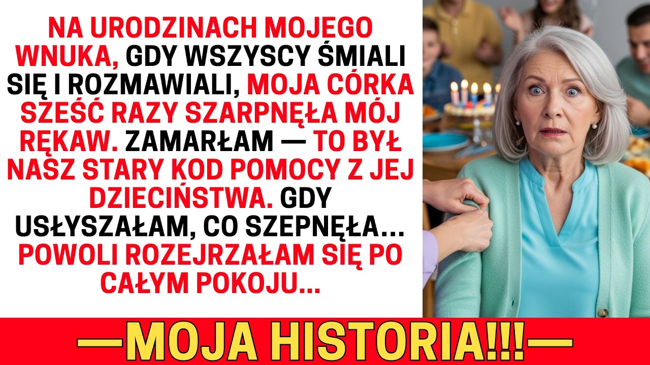 NA URODZINACH WNUKA CÓRKA SZEŚĆ RAZY SZARPNĘŁA MÓJ RĘKAW — WTEDY ZROZUMIAŁAM, ŻE COŚ JEST NIE TAK