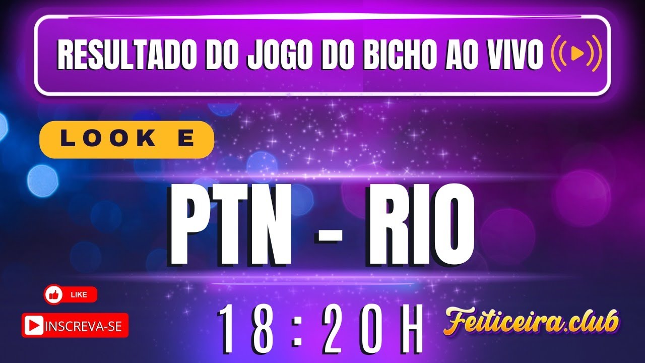 resultados ao vivo PTN RIO , LOOK-GO E MLK-RIO  18:20 03/03/2026