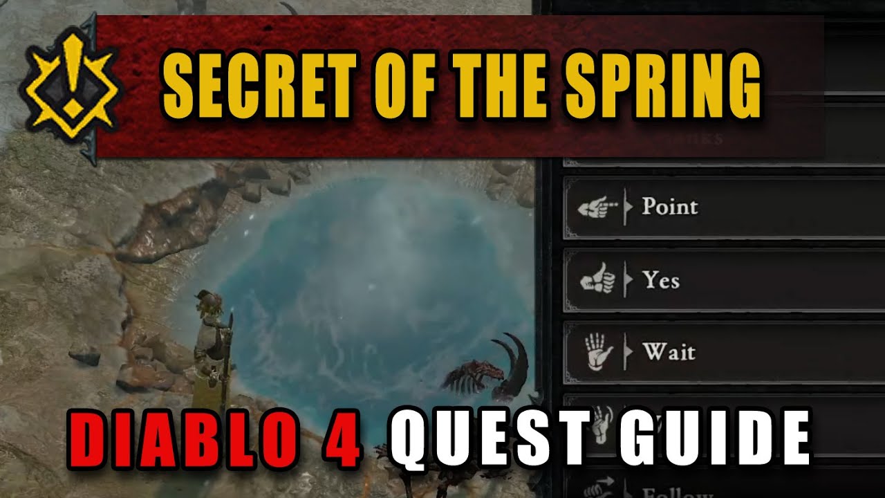 Secret of the Spring Diablo 4 Quest Guide