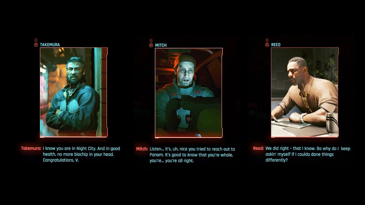 New end credits - Cyberpunk 2077: Phantom Liberty