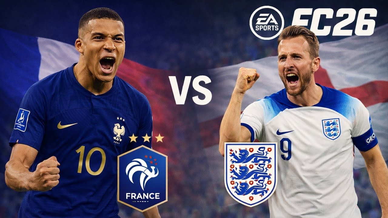 FC26 | France vs Angleterre | Gameplay 4K