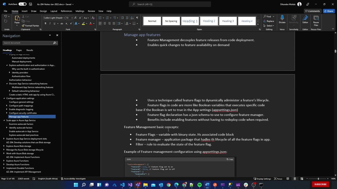 AZ 204 Feature Management | Azure | Cloud