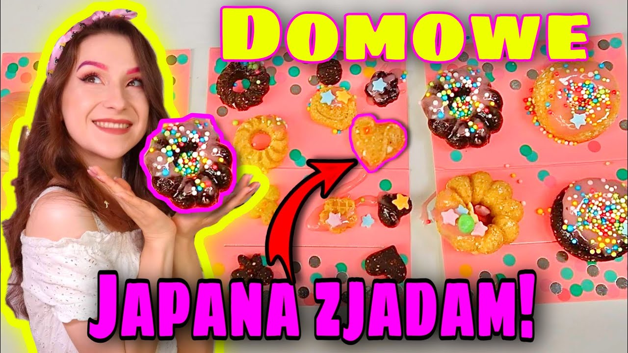 WŁASNE JAPOŃSKIE SŁODYCZE KRACIE😱PRZEPIS💖