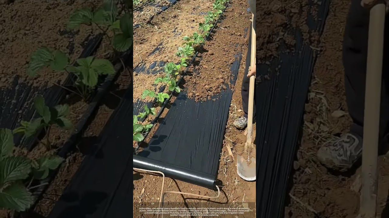 No Weeds, More Berries: The Black Plastic Mulch Trick for Strawberries
