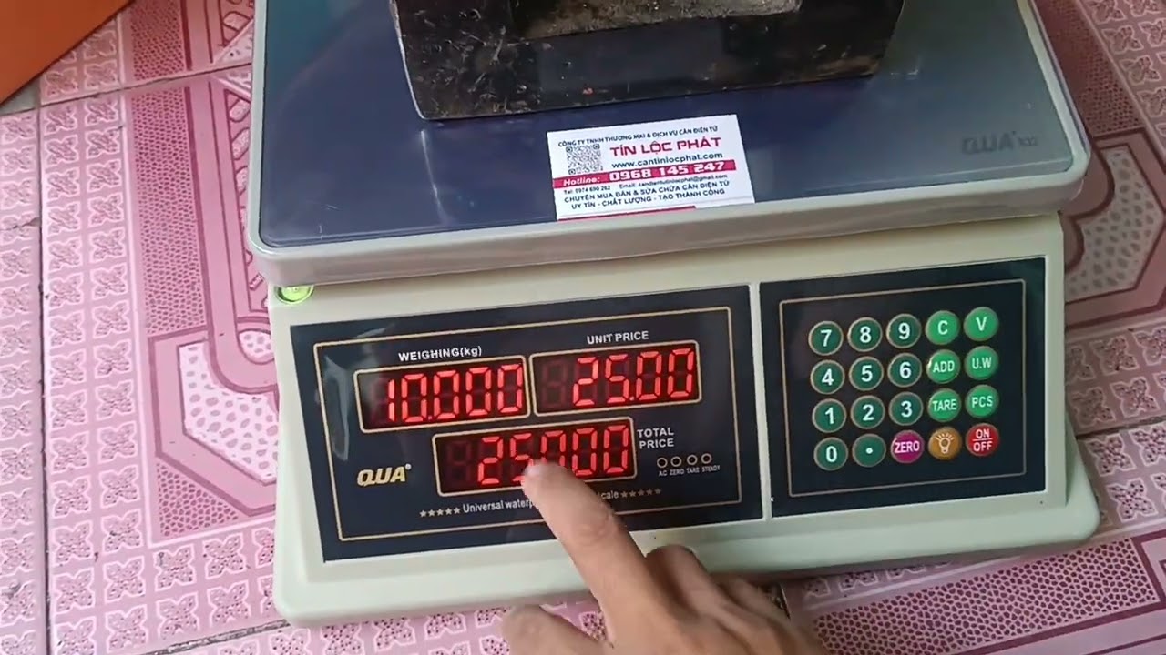 Hướng dẫn sử dụng cân QUA 832. HƯỚNG DẪN HIỆU CHUẨN CÂN QUA 832