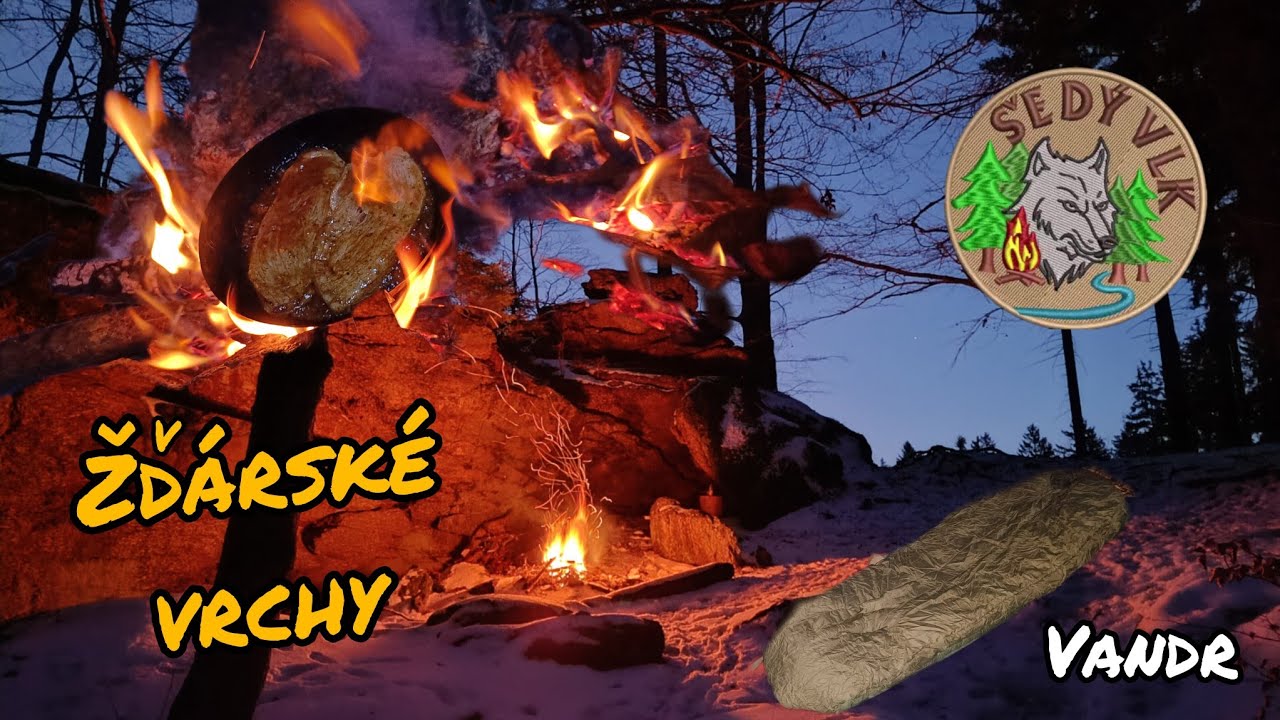 Přespal jsem v mrazu pod skálou, zimní vandr Žďárské vrchy