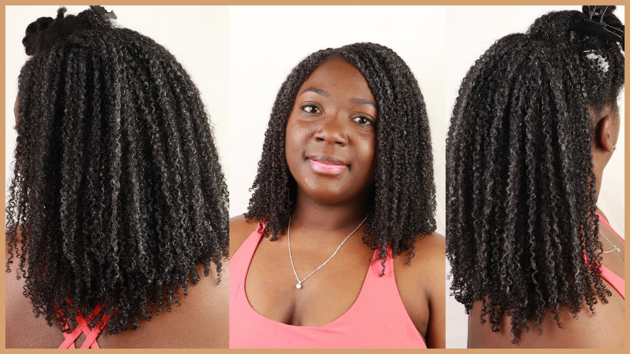 Let's try a wash and go on my natural hair