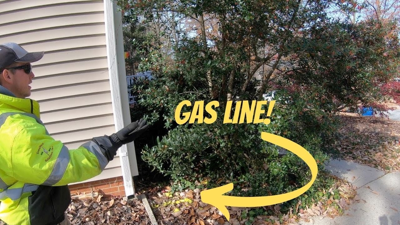 STUMP REMOVAL OVER GAS LINE