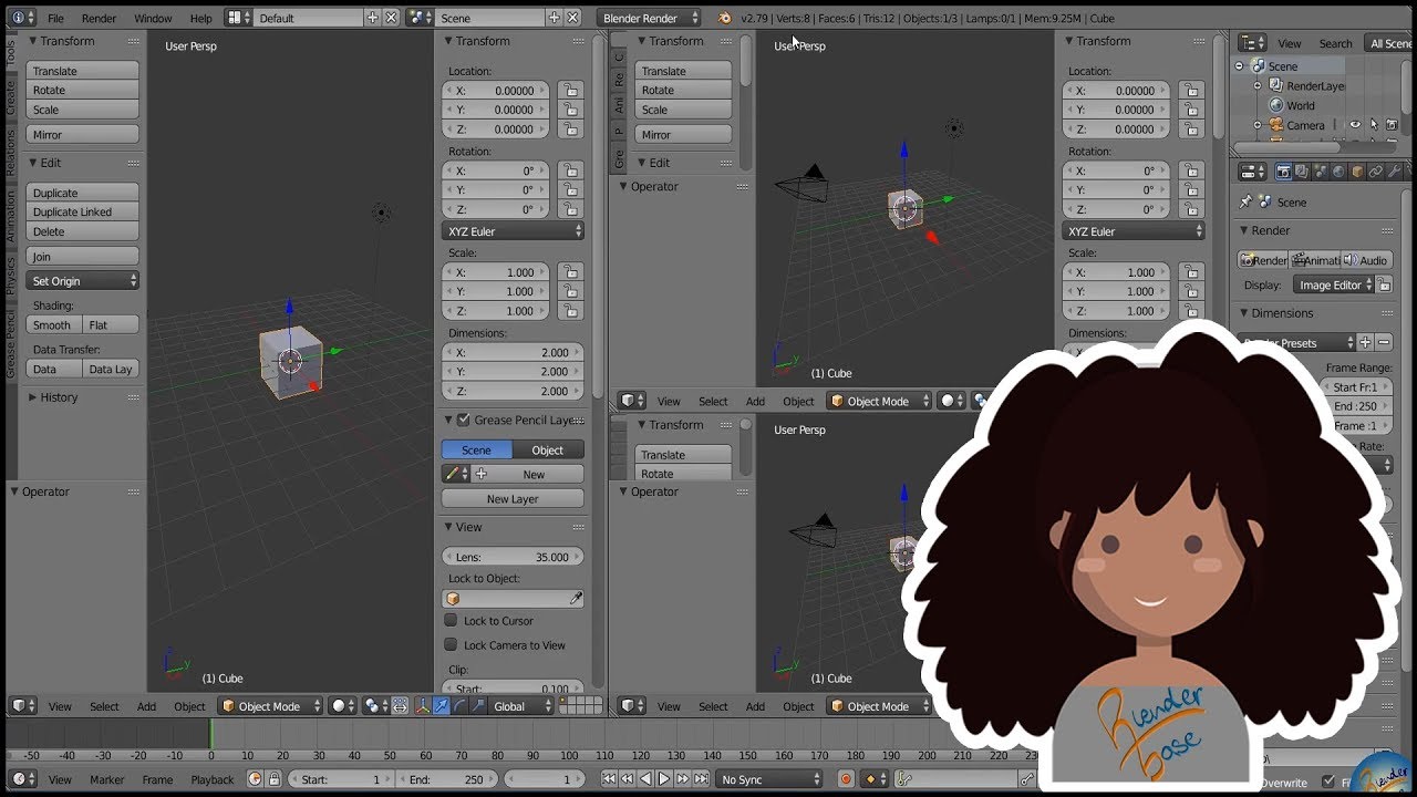 Corso base Blender #2 - Interfaccia (parte 2)