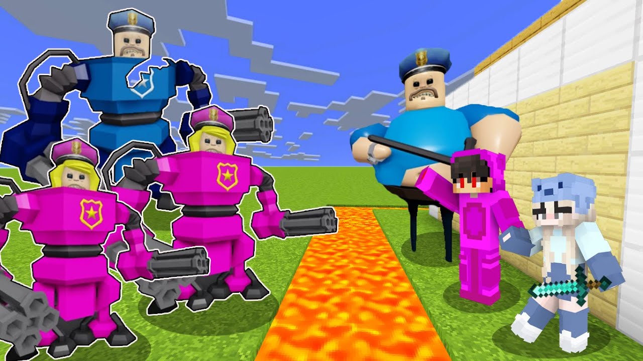 ❤️BARRY's POLICE GIRL PRISON vs Most Best Secure House in Minecraft!
