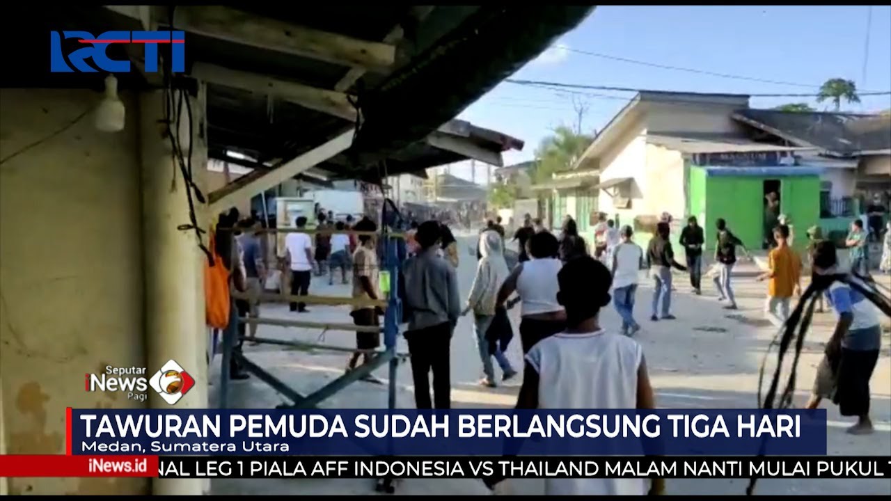 Aksi Tawuran di Medan Belawan Serang Polisi #SeputariNewsPagi 29/12