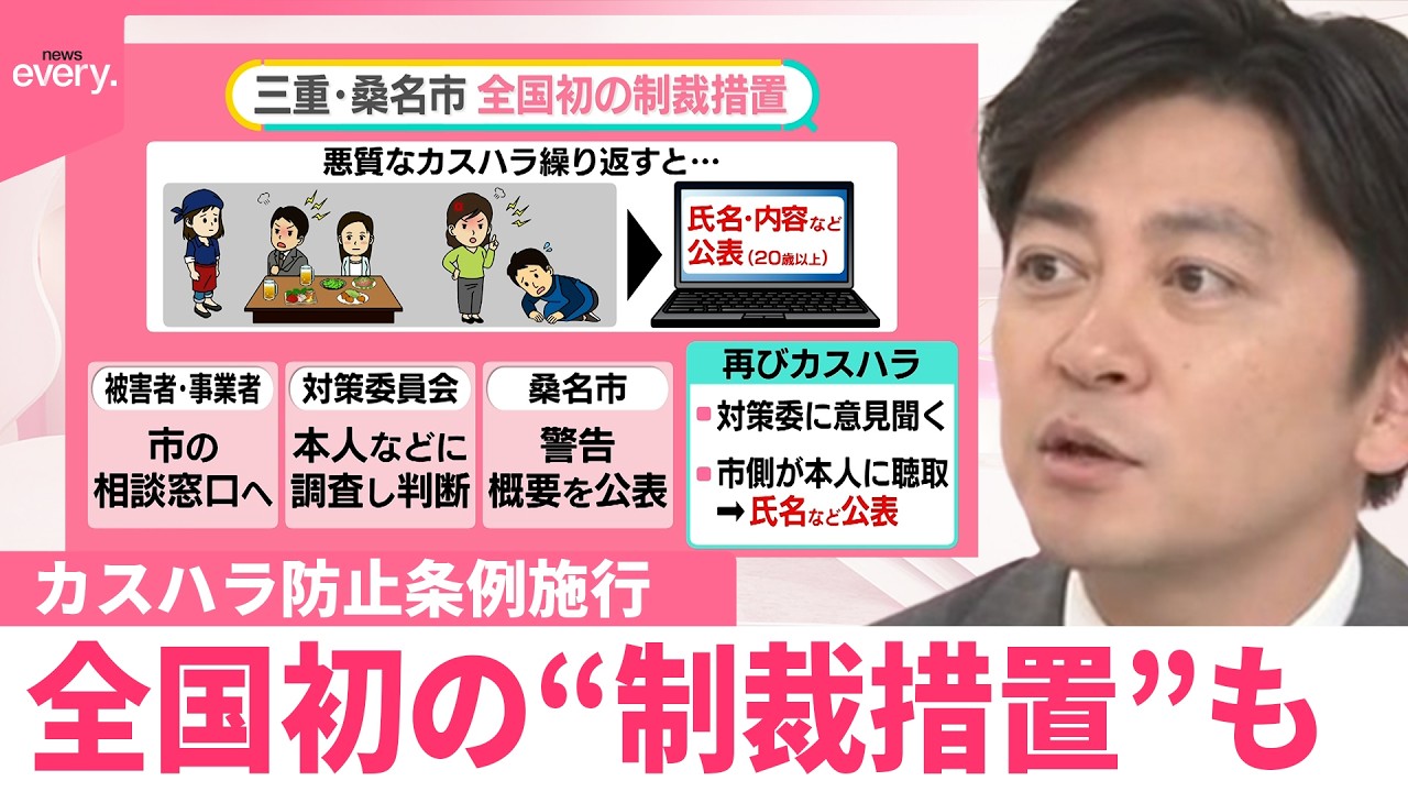 【カスハラ防止条例施行...】東京都や群馬県で  三重・桑名市では全国初の“制裁措置”も【#みんなのギモン】