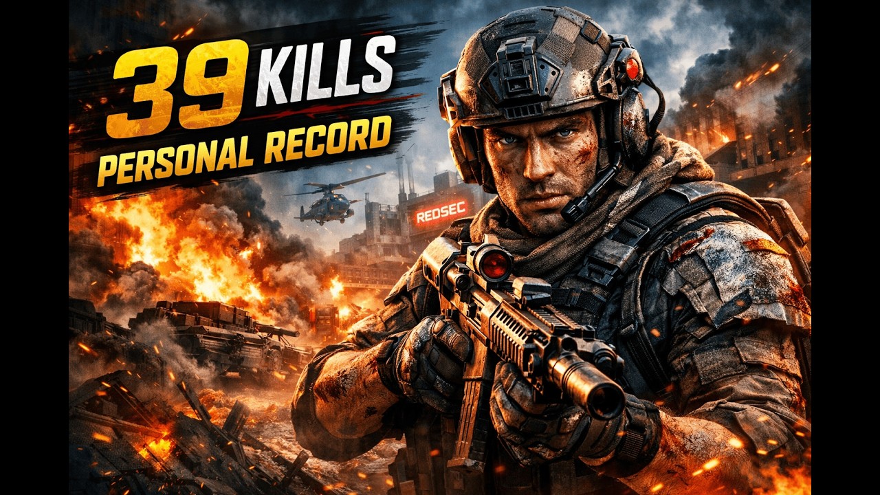 REDSEC PERSONAL RECORD 39 KILLS IN SQUAD (Battlefield 6)