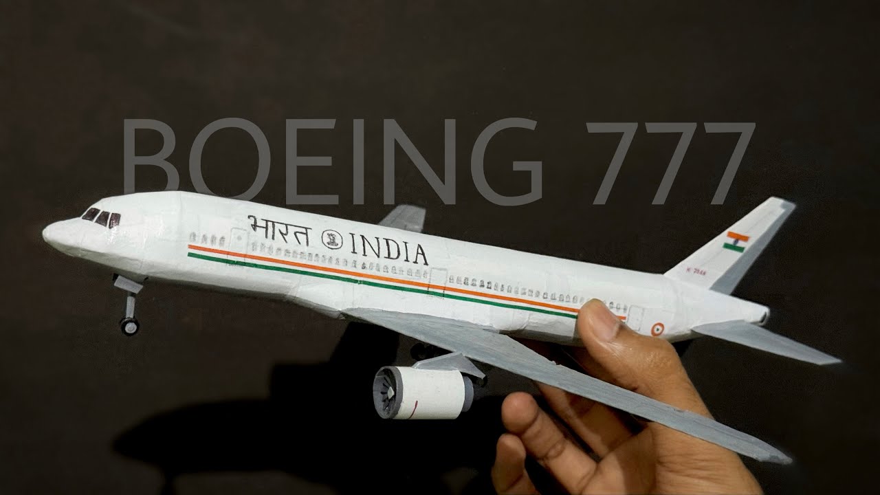 DIY BOEING 777 - Air India One paper build